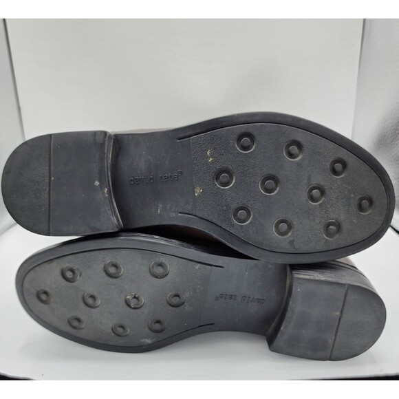 David Tate Women's Brown Boots sz 8M WIDE Calf - Avery 18 - Preowned - Picture 9 of 11